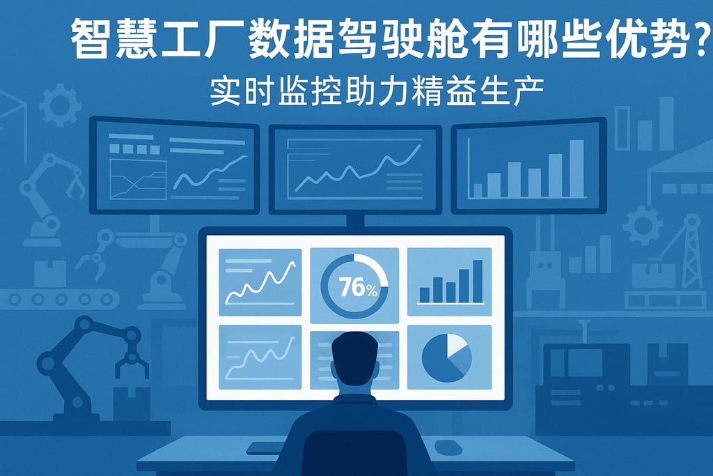 智慧工厂数据驾驶舱有哪些优势？实时监控助力精益生产