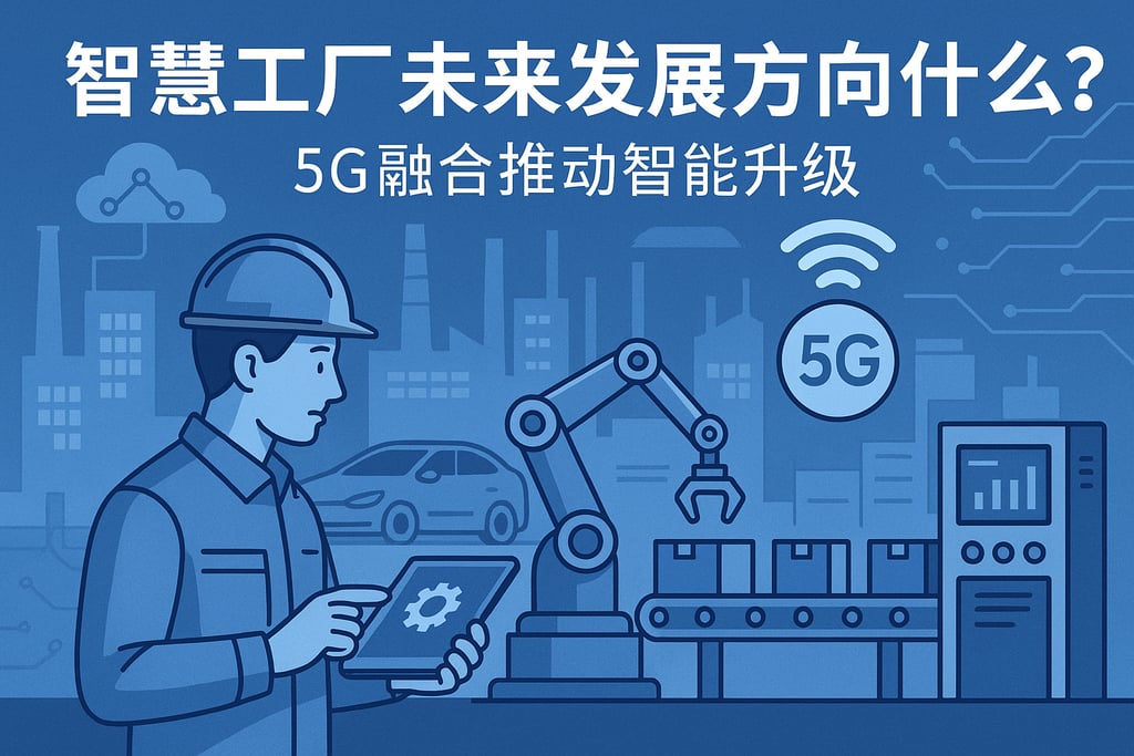 智慧工厂未来发展方向是什么？5G融合推动智能升级