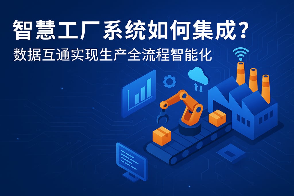 智慧工厂系统如何集成？数据互通实现生产全流程智能化