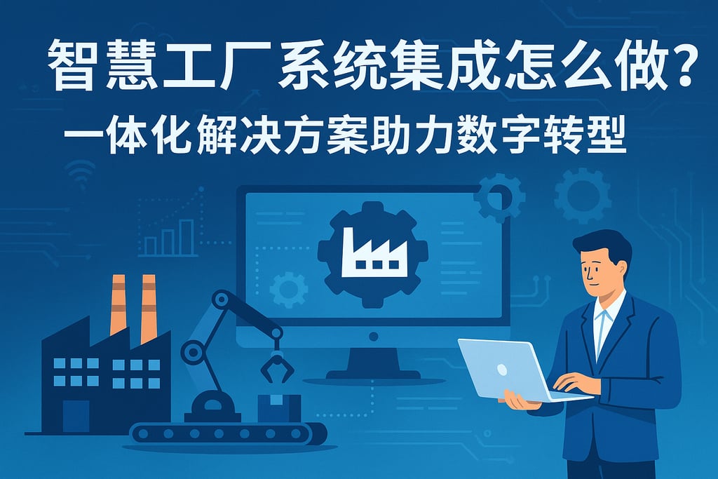 智慧工厂系统集成怎么做？一体化解决方案助力数字转型
