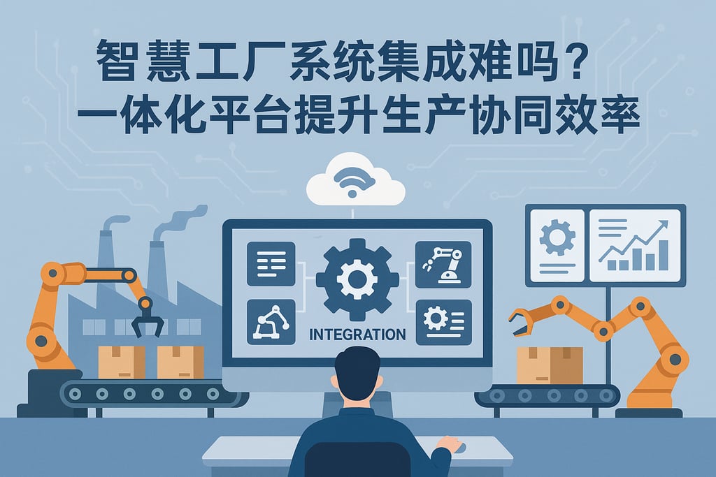 智慧工厂系统集成难吗？一体化平台提升生产协同效率