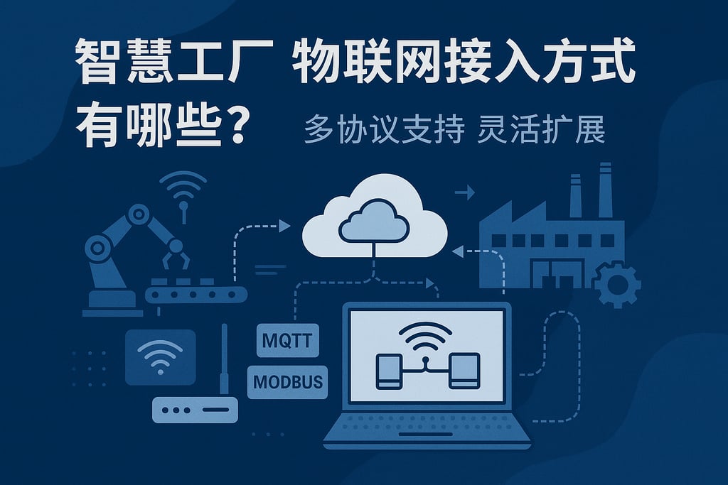 智慧工厂繁易物联网接入方式有哪些？多协议支持灵活扩展