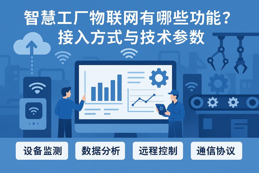 智慧工厂繁易物联网有哪些功能？接入方式与技术参数