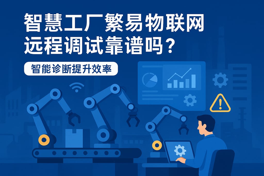 智慧工厂繁易物联网远程调试靠谱吗？智能诊断提升效率
