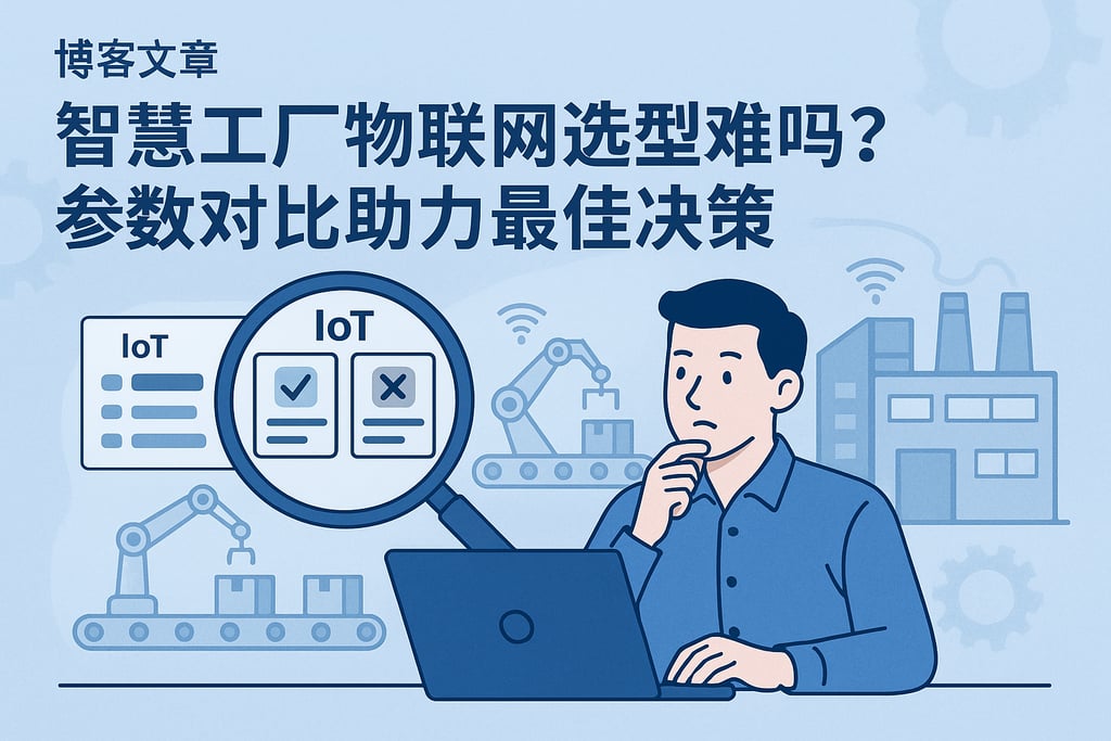 智慧工厂繁易物联网选型难吗？参数对比助力最佳决策