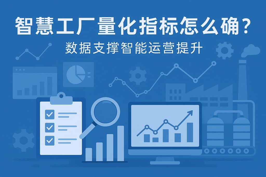 智慧工厂量化指标怎么确定？数据支撑智能运营提升