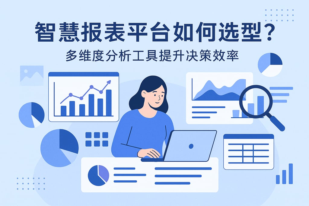 智慧报表平台如何选型？多维度分析工具提升决策效率