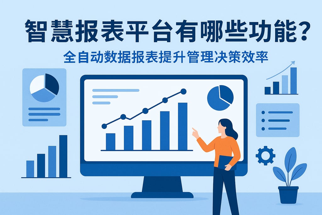 智慧报表平台有哪些功能？全自动数据报表提升管理决策效率
