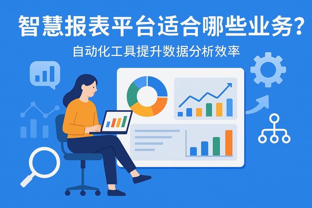 智慧报表平台适合哪些业务？自动化工具提升数据分析效率