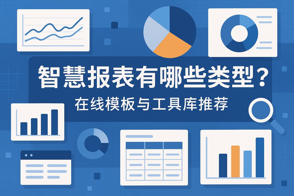 智慧报表有哪些类型？在线模板与工具库推荐