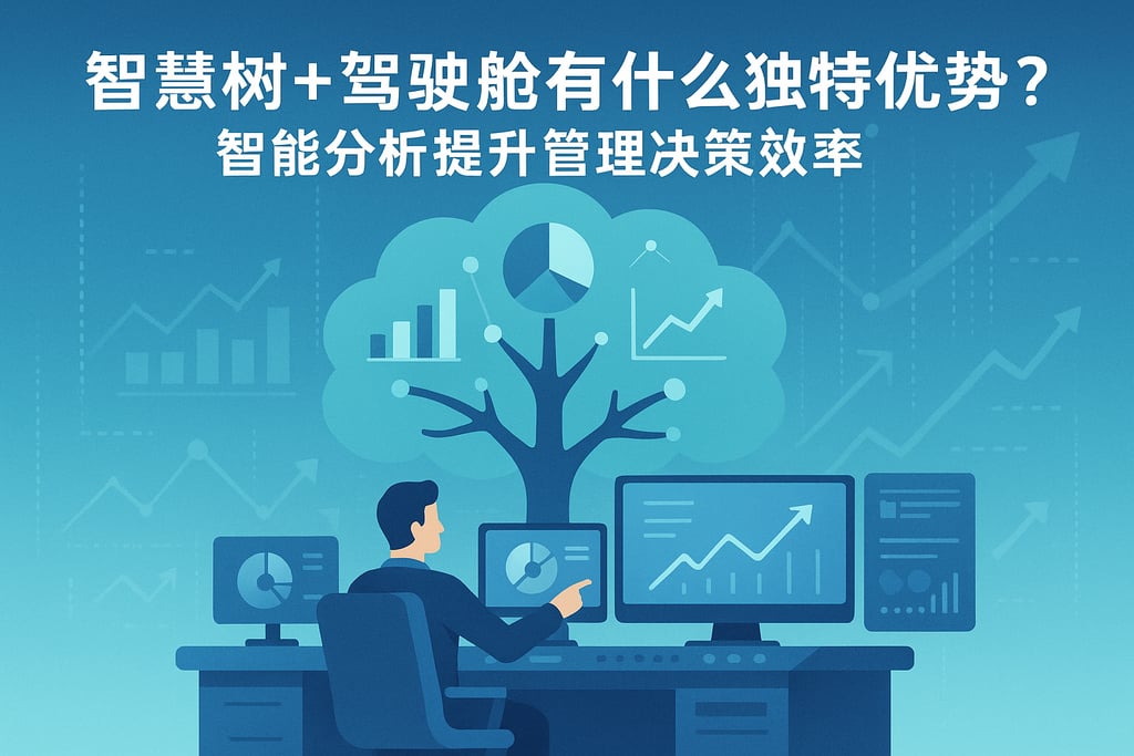 智慧树+驾驶舱有何独特优势？智能分析提升管理决策效率