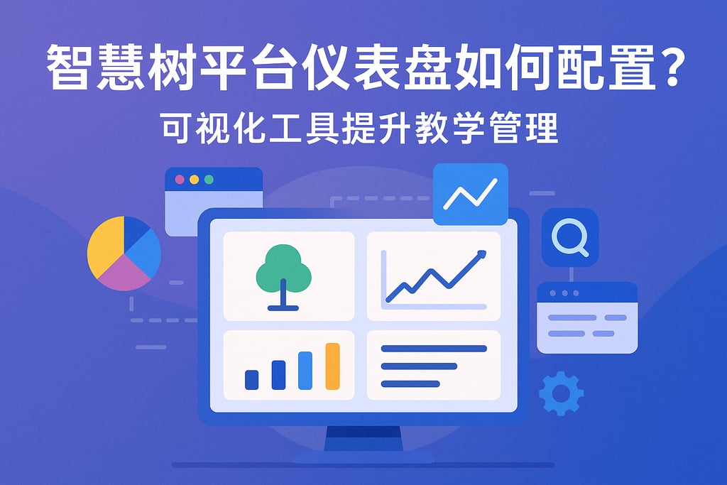 智慧树平台仪表盘如何配置？可视化工具提升教学管理
