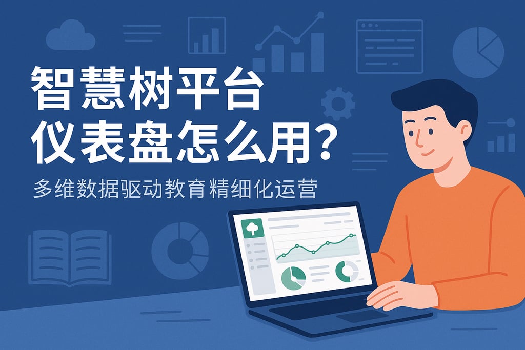 智慧树平台仪表盘怎么用？多维数据驱动教育精细化运营