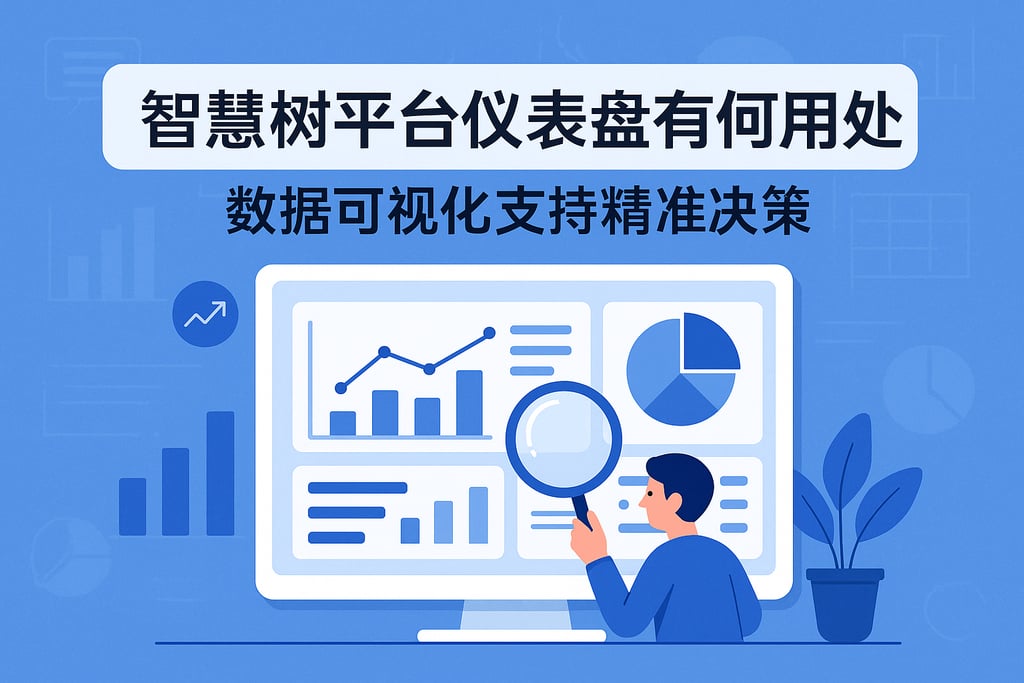 智慧树平台仪表盘有何用处？数据可视化支持精准决策