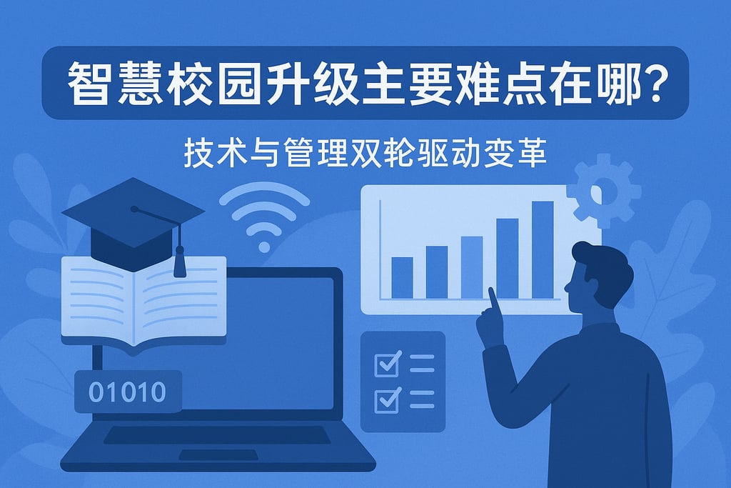 智慧校园升级主要难点在哪？技术与管理双轮驱动变革