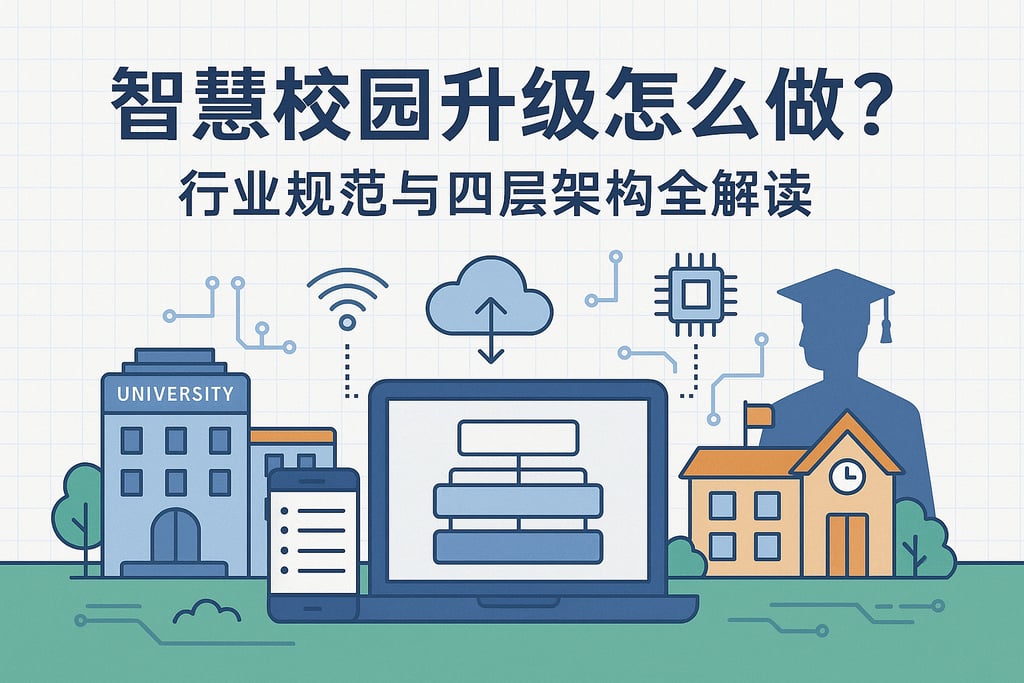 智慧校园升级怎么做？行业规范与四层架构全解读
