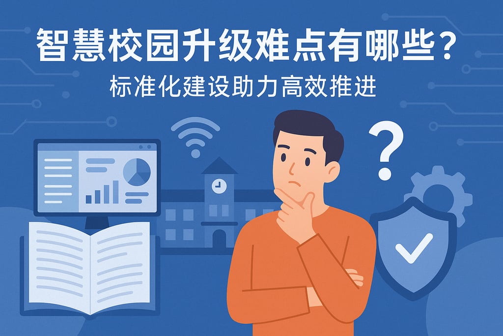 智慧校园升级难点有哪些？标准化建设助力高效推进