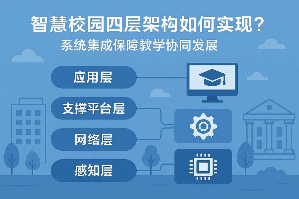 智慧校园四层架构如何实现？系统集成保障教学协同发展