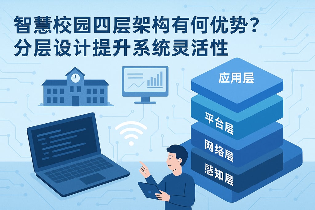 智慧校园四层架构有何优势？分层设计提升系统灵活性