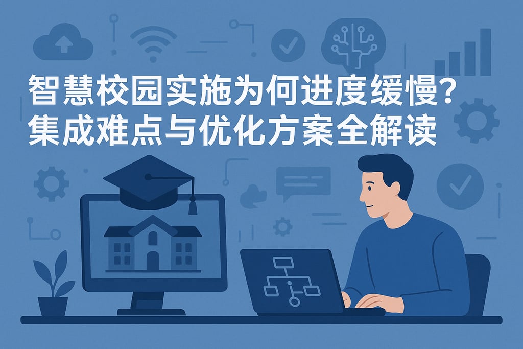 智慧校园实施为何进度缓慢？集成难点与优化方案全解读