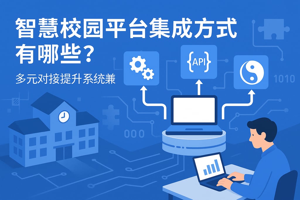 智慧校园平台集成方式有哪些？多元对接提升系统兼容