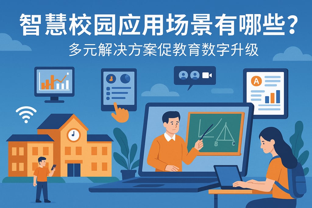 智慧校园应用场景有哪些？多元解决方案促教育数字升级