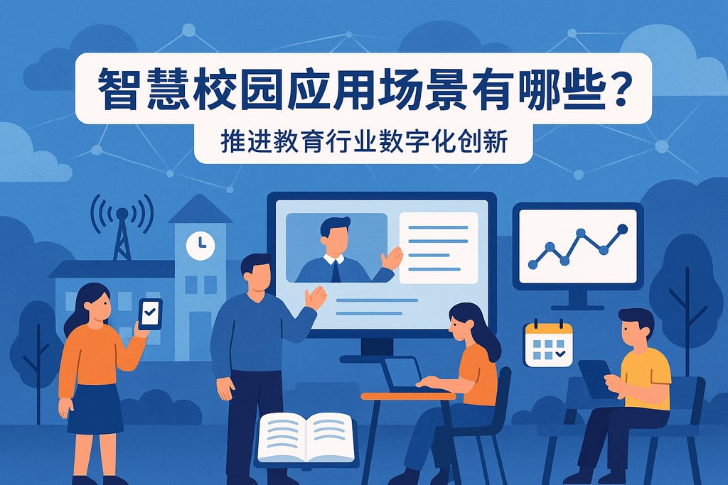 智慧校园应用场景有哪些？推进教育行业数字化创新
