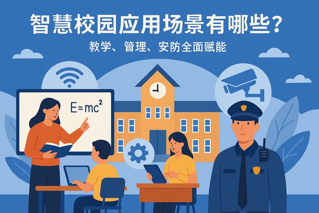 智慧校园应用场景有哪些？教学、管理、安防全面赋能