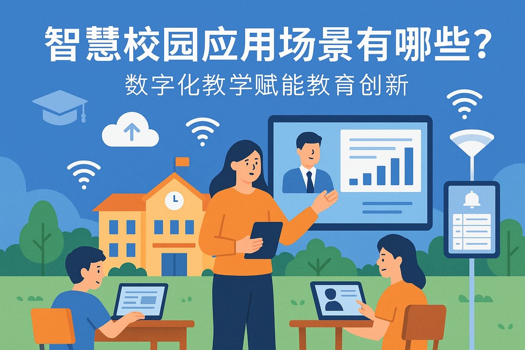 智慧校园应用场景有哪些？数字化教学赋能教育创新