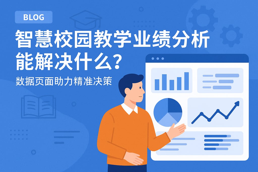 智慧校园教学业绩分析能解决什么？数据页面助力精准决策