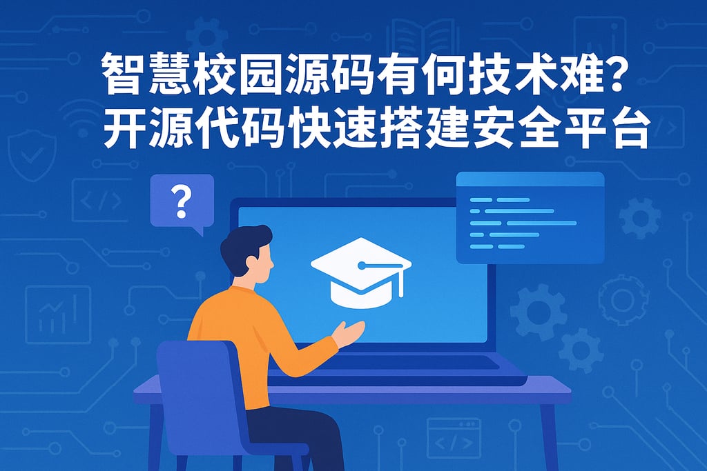 智慧校园源码有何技术难点？开源代码快速搭建安全平台