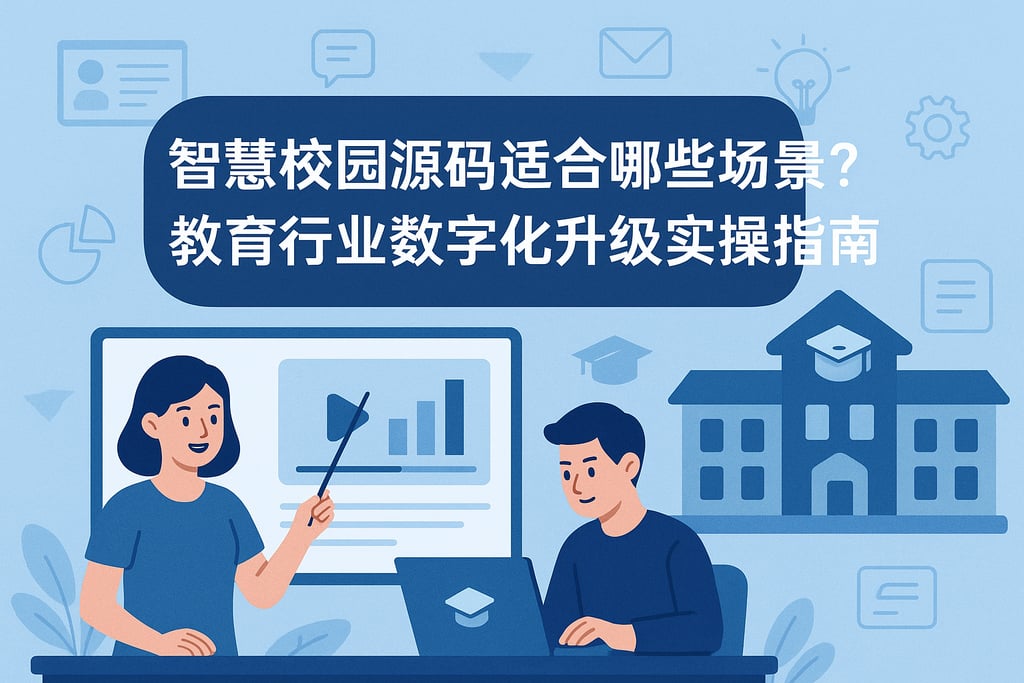 智慧校园源码适合哪些场景？教育行业数字化升级实操指南