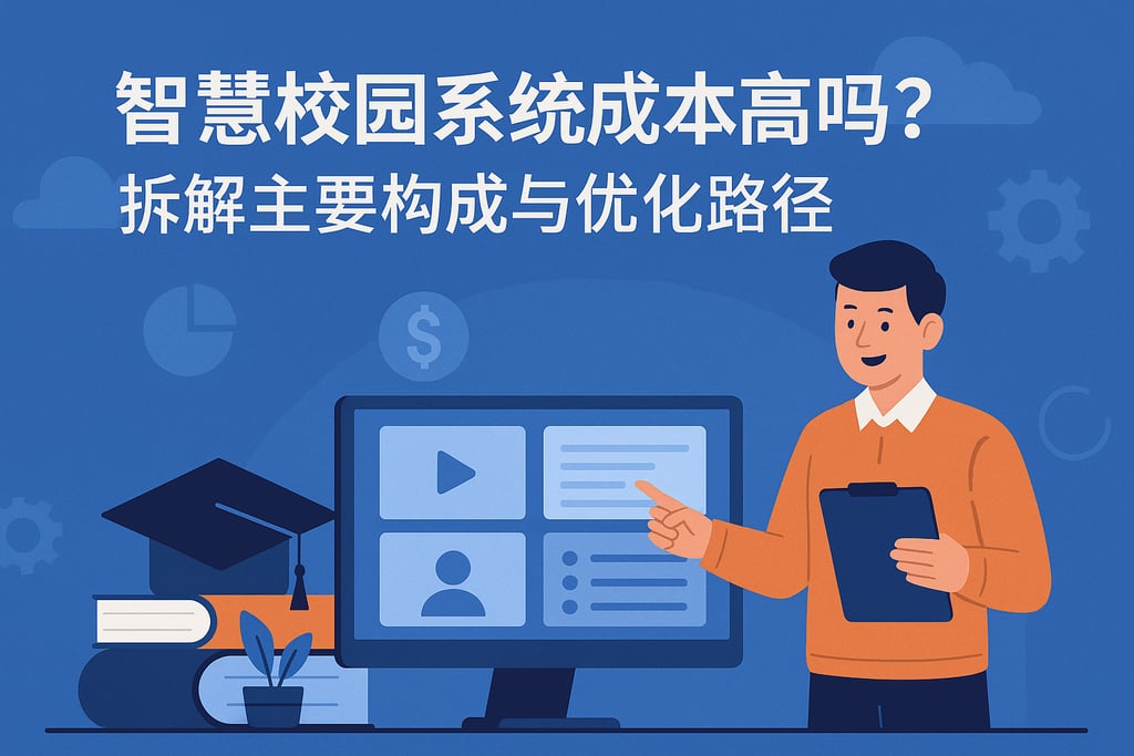 智慧校园系统成本高吗？拆解主要构成与优化路径