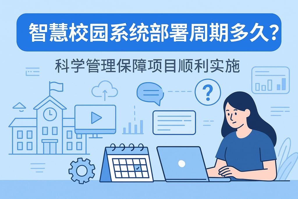 智慧校园系统部署周期多久？科学管理保障项目顺利实施