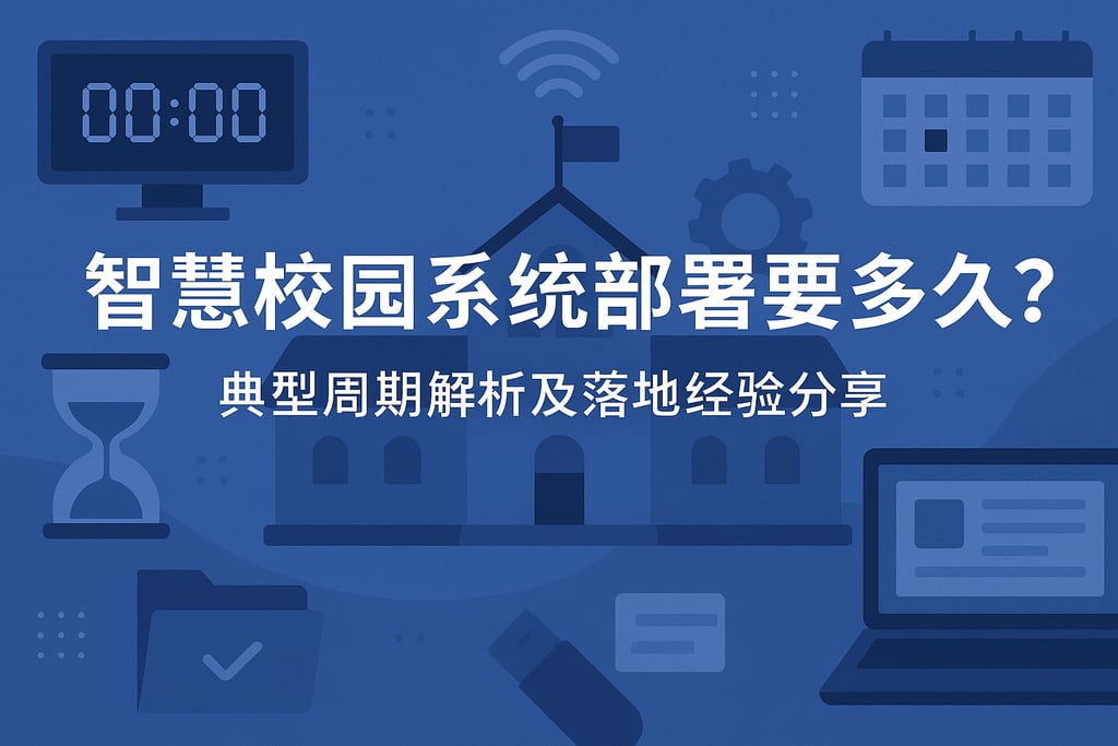 智慧校园系统部署要多久？典型周期解析及落地经验分享