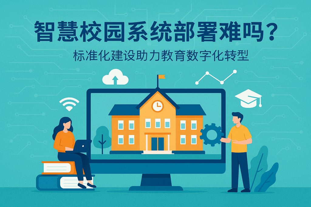 智慧校园系统部署难吗？标准化建设助力教育数字化转型