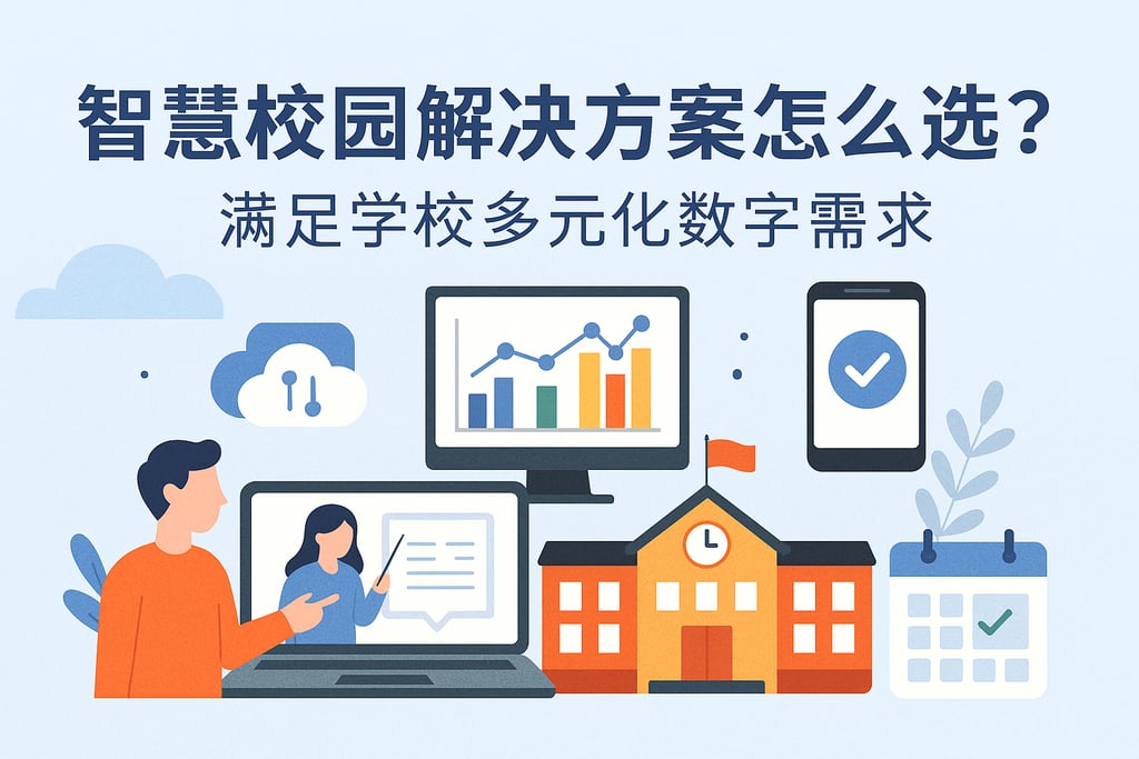 智慧校园解决方案怎么选？满足学校多元化数字需求