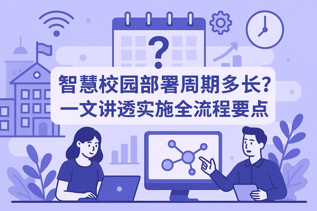 智慧校园部署周期多长？一文讲透实施全流程要点