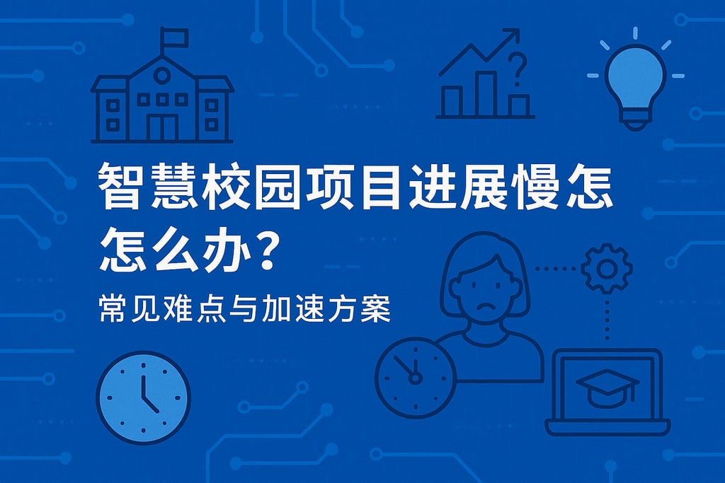智慧校园项目进展慢怎么办？常见难点与加速方案