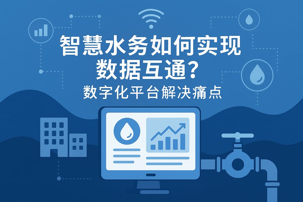 智慧水务如何实现数据互通？数字化平台解决痛点
