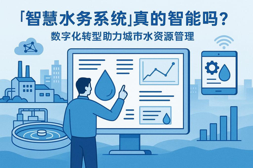 智慧水务系统真的智能吗？数字化转型助力城市水资源管理