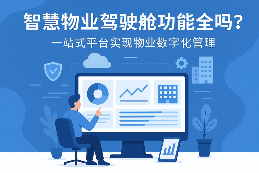 智慧物业驾驶舱功能全吗？一站式平台实现物业数字化管理