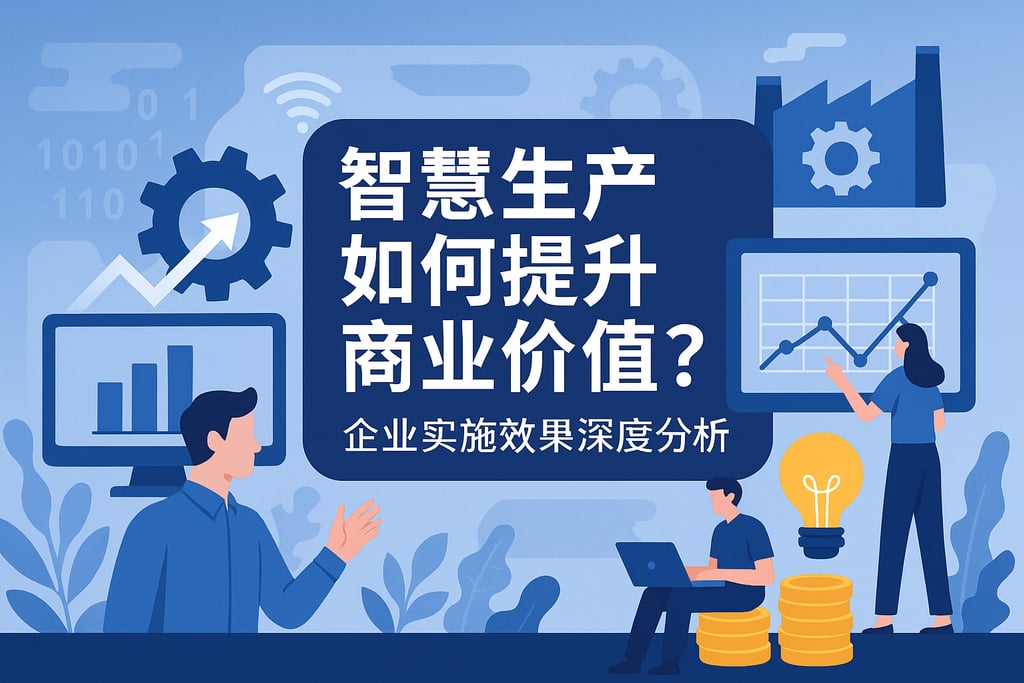 智慧生产如何提升商业价值？企业实施效果深度分析