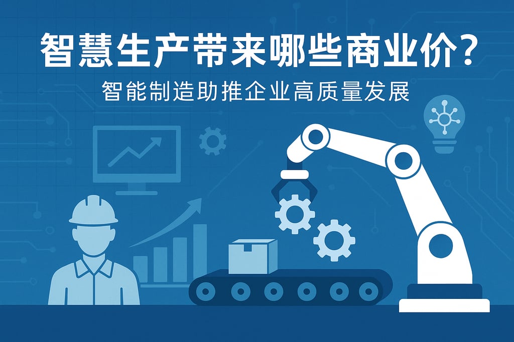 智慧生产带来哪些商业价值？智能制造助推企业高质量发展