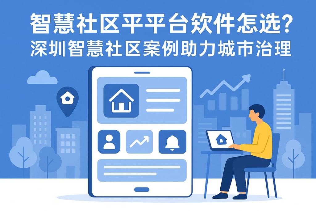 智慧社区平台软件怎么选？深圳智慧社区案例助力城市治理