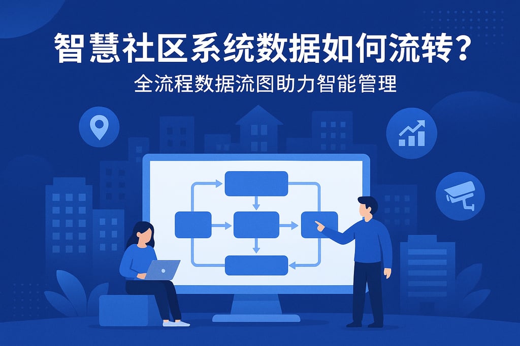 智慧社区系统数据如何流转？全流程数据流图助力智能管理