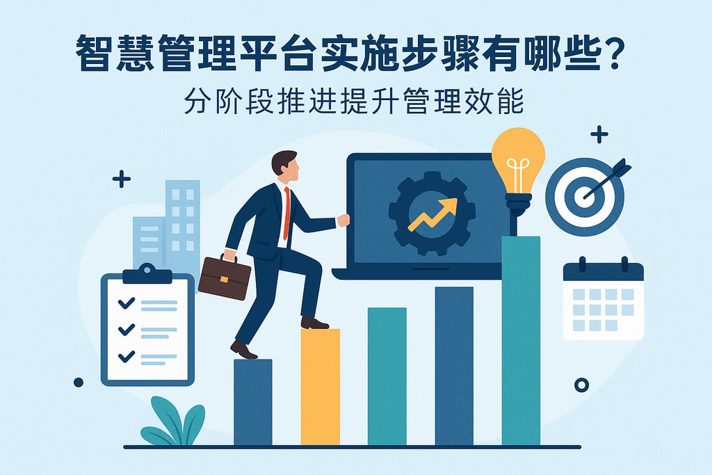 智慧管理平台实施步骤有哪些？分阶段推进提升管理效能