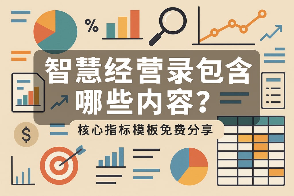 智慧经营录包含哪些内容？核心指标模板免费分享