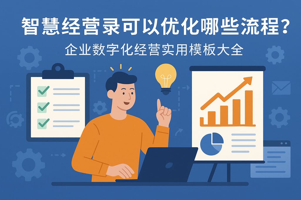 智慧经营录可以优化哪些流程？企业数字化经营实用模板大全