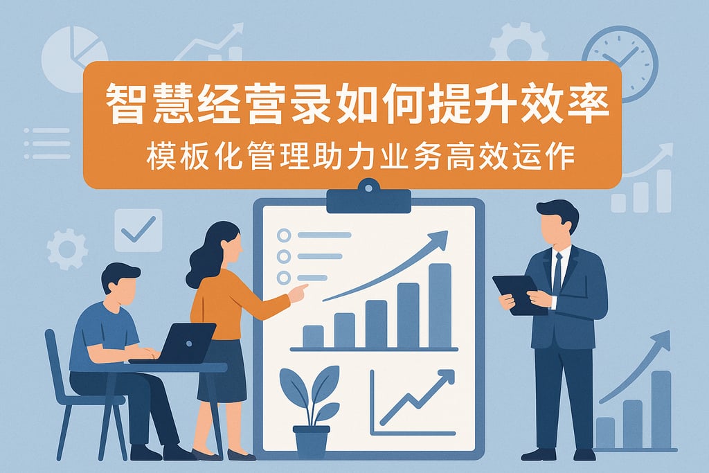 智慧经营录如何提升效率？模板化管理助力业务高效运作